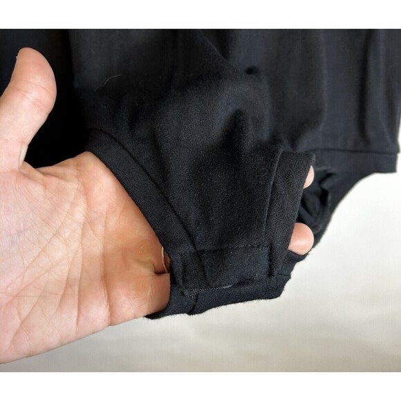 ALIX NYC Size XS Bodysuit Black Sleeveless Crew Neck Basic Sleeveles Msrp $130 - Picture 6 of 8